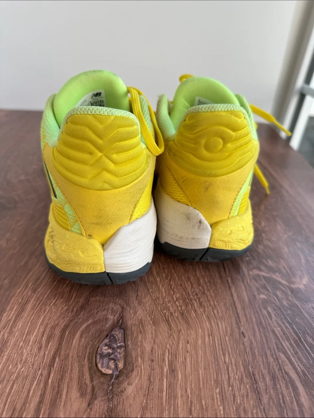 New balance two wxy v4 Zest basketball shoes neon yellow lime